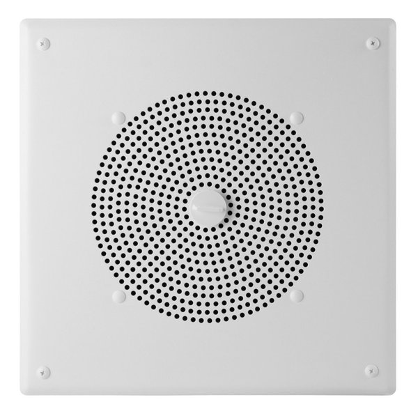 Valcom Square Grille, Amplified Ceiling Speake V-1920C